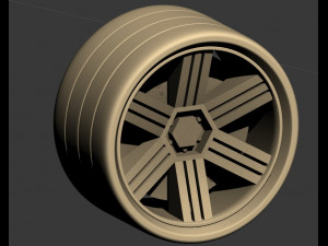 Custom rim 3D मॉडल