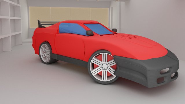 Toyota supra restoring 3D Модель .c4d .max .obj .3ds .fbx .stl .blend 