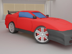 Toyota supra restoring 3D Model