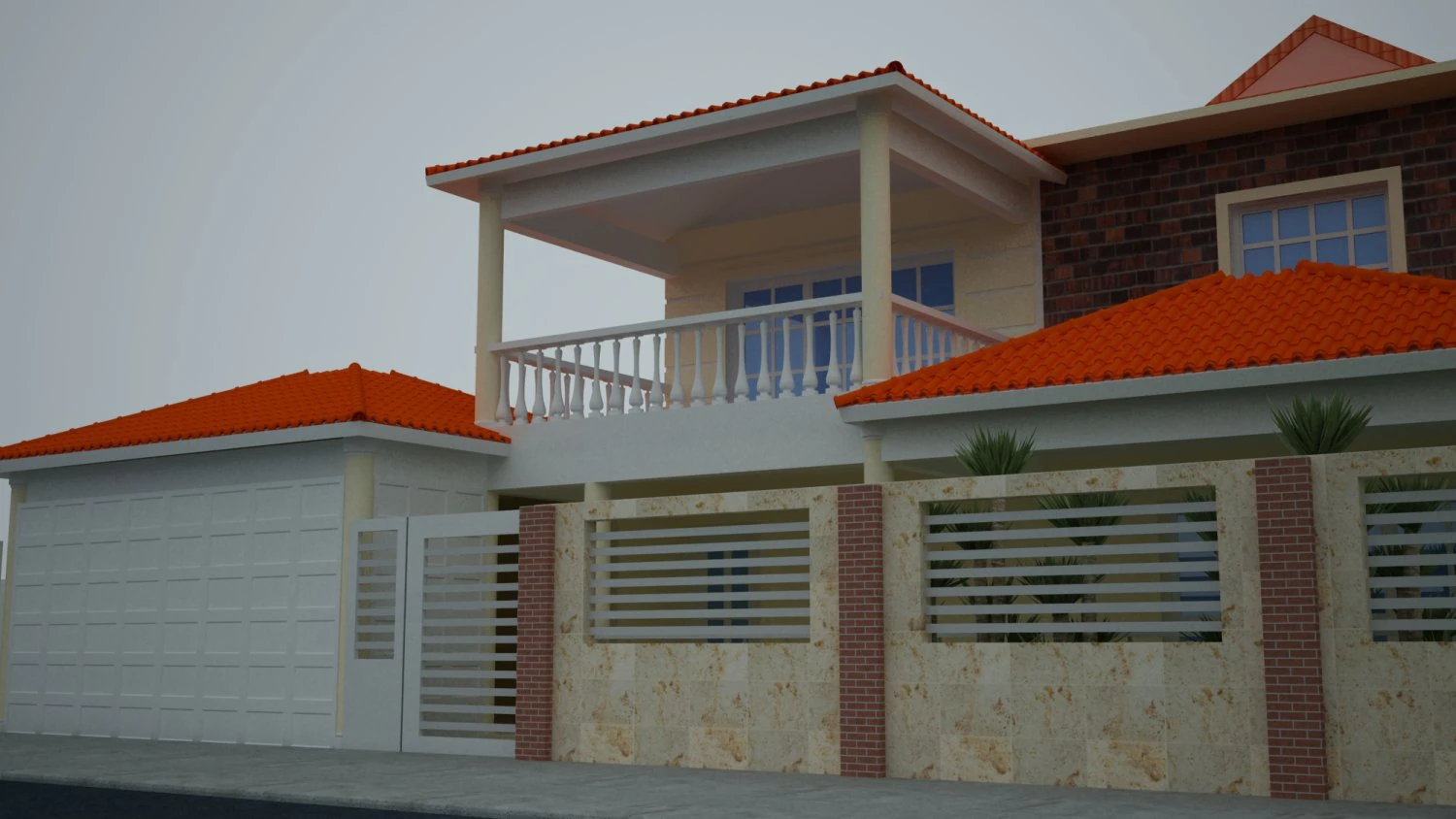Rural house in repdom 3D Model .c4d .max .obj .3ds .fbx .stl .blend 