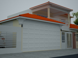Rural house in repdom Model 3D