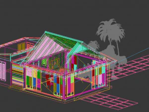 Bungalow 3D Model