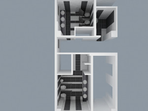 Public bath 3D Модель