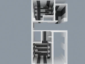 Public bath 3D Model