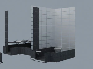 Public bath 3D Model