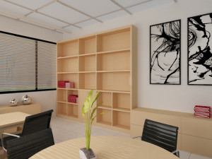 Interior office Model 3D