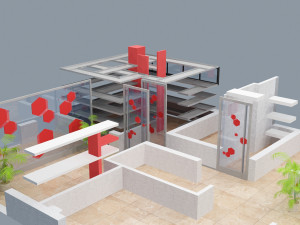 Warehouse small place Model 3D