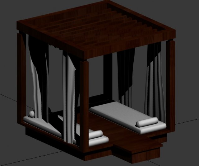 Palapa Model 3D .c4d .max .obj .3ds .fbx .stl .blend 