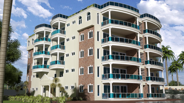 Resortbuilding 3D Модель .c4d .max .obj .3ds .fbx .stl .blend 