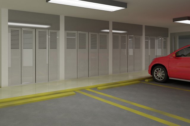 Undergroundparking Modelo 3D .c4d .max .obj .3ds .fbx .stl .blend 