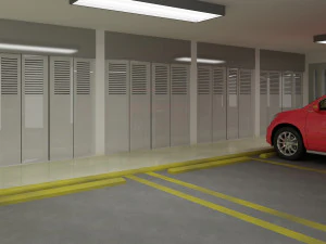 तहखाना पार्किंग 3D मॉडल