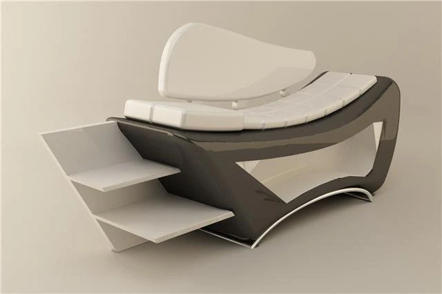 Loverseat 3D Model .c4d .max .obj .3ds .fbx .stl .blend