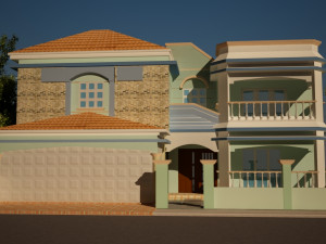 Rural house 3D Model