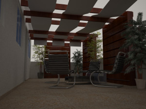 Exterior lounge 3D मॉडल