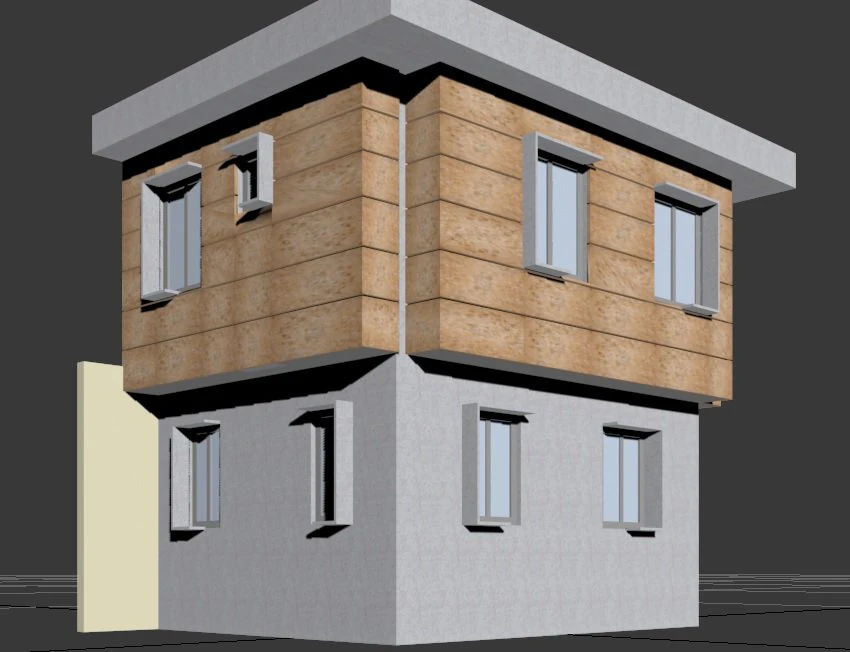 타이니하우스 3D 모델 .c4d .max .obj .3ds .fbx .stl .blend 