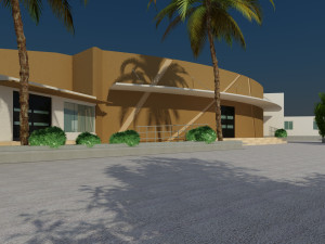 Auditorium exterior repdom 3D Модель