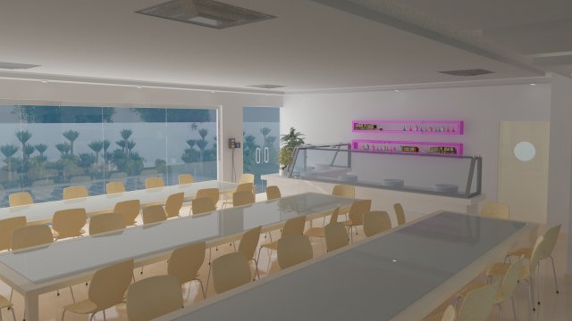 Dinning room Modello 3D .c4d .max .obj .3ds .fbx .stl .blend 