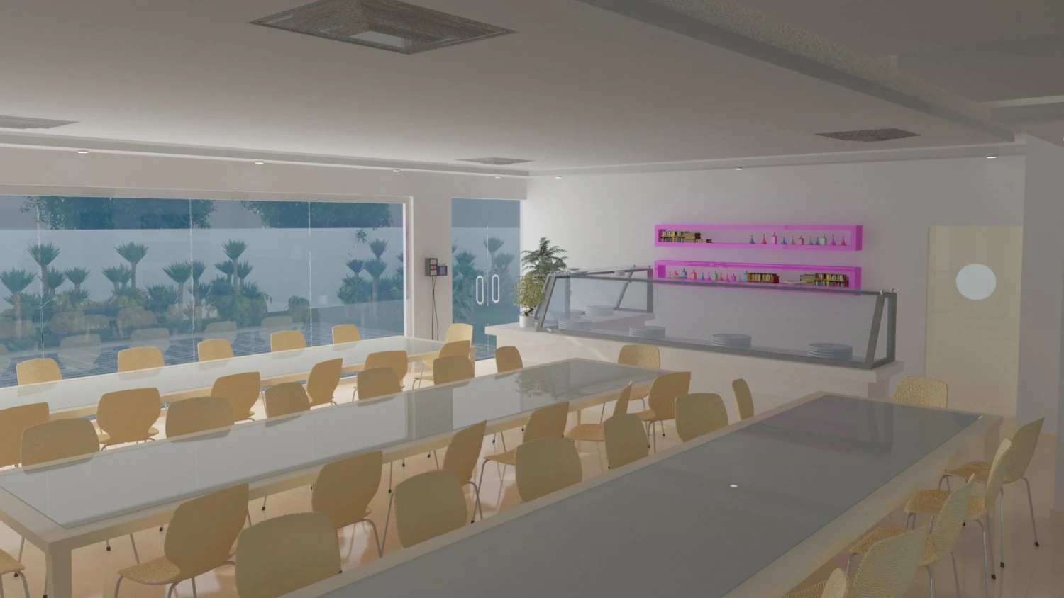 Dinning room 3D Model .c4d .max .obj .3ds .fbx .stl .blend