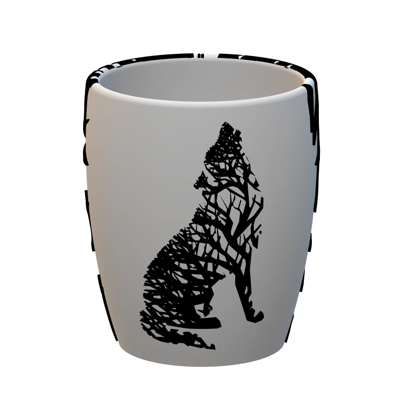 wolf well 3D Print Model .c4d .max .obj .3ds .fbx .stl .blend 