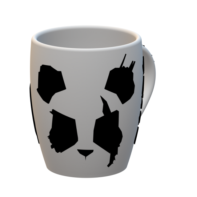 well panda eyes 3D-printmodel .c4d .max .obj .3ds .fbx .stl .blend 