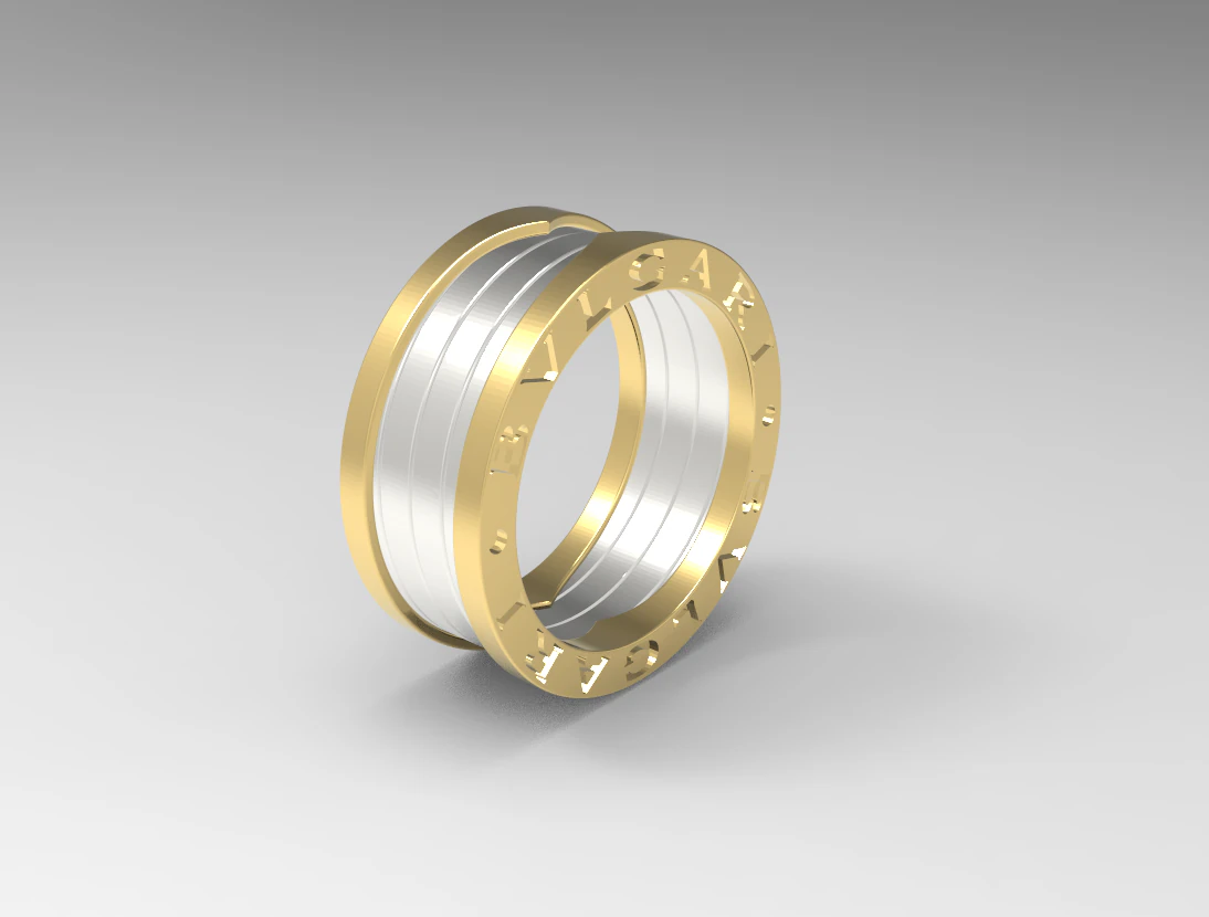 bulgari ring 3D Model .c4d .max .obj .3ds .fbx .stl .blend 