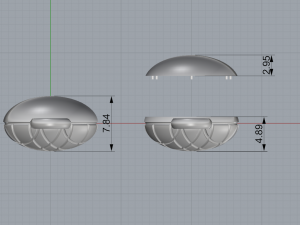 chantecler earrings Modelo 3D