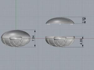 chantecler earrings 3D Model