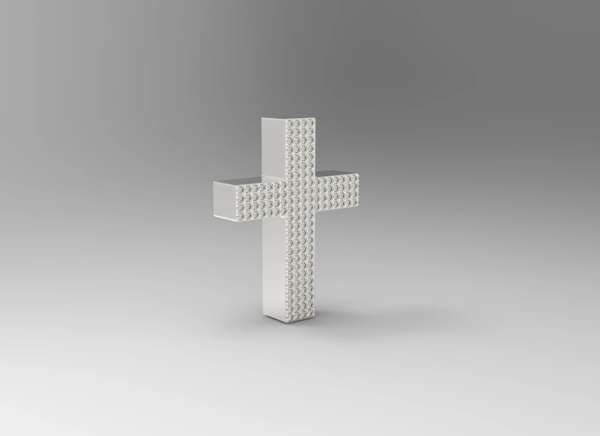 cross diamonds 3D Model .c4d .max .obj .3ds .fbx .stl .blend