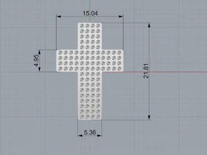 cross diamonds 3D Model