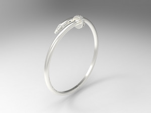 braslet and ring diamond 3D मॉडल
