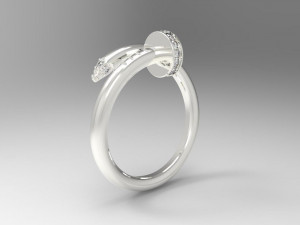 braslet and ring diamond 3D Модель