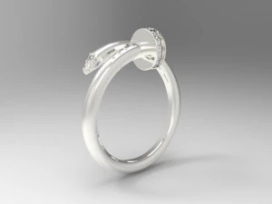 braslet and ring diamond 3D Model