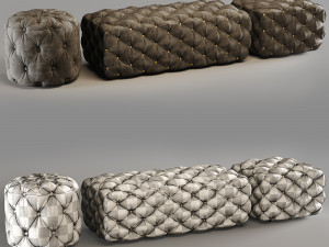 set for bed collection 3D 모델