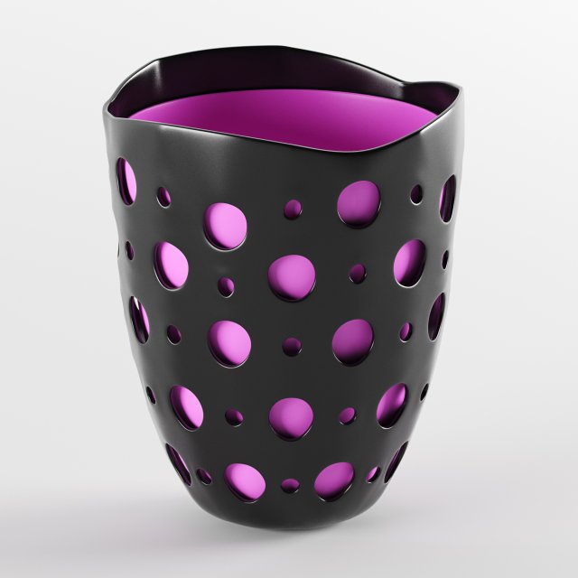 cute trash bin 3D-Modell .c4d .max .obj .3ds .fbx .stl .blend 