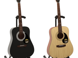 acoustic guitar cort ad810 op 3D Модель