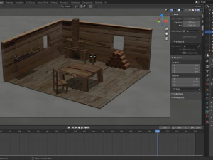 casa del bosque Modelo 3D