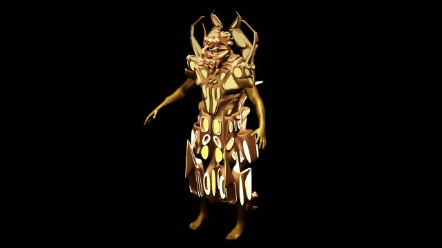 mmorpg pers 3Dモデル .c4d .max .obj .3ds .fbx .stl .blend 