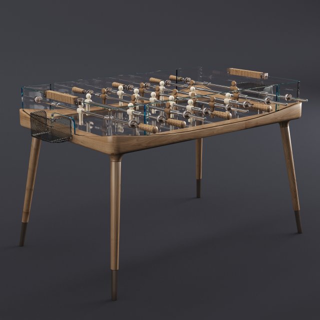 giorgetti minuto football table 3D Model .c4d .max .obj .3ds .fbx .stl .blend 