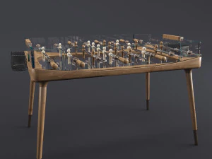 giorgetti minuto football table 3D Model