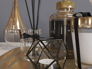decorative bathroom set Modelo 3D