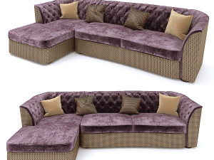 sofa drum essepi 3D-Modell