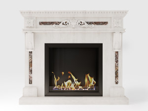 fireplace corsica wt 3D-Modell