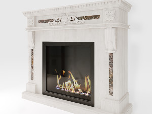 fireplace corsica wt 3D-Modell