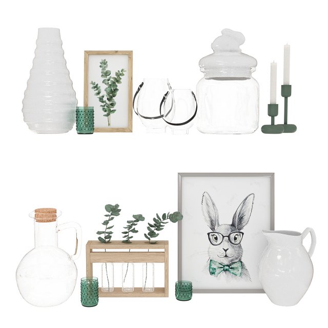 scandinavian style decor Modello 3D .c4d .max .obj .3ds .fbx .stl .blend 