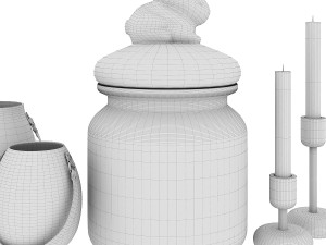 scandinavian style decor Modello 3D