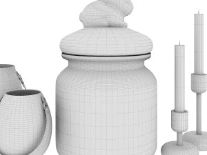 scandinavian style decor 3D Model
