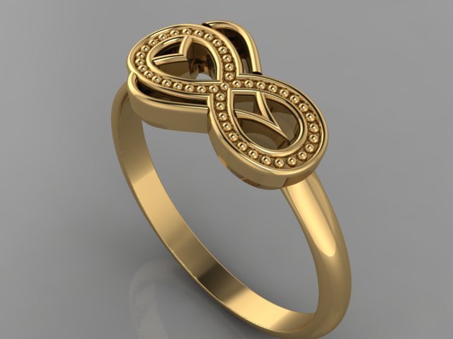 infinite love ring 3D in 3DExport