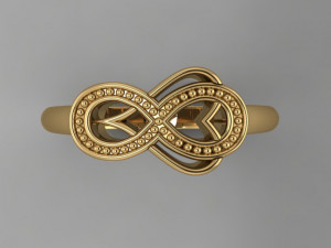infinite love ring 3D Model