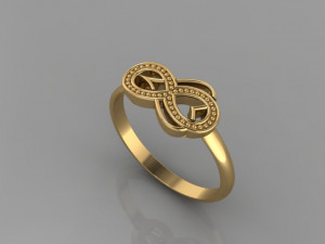 infinite love ring 3D Model