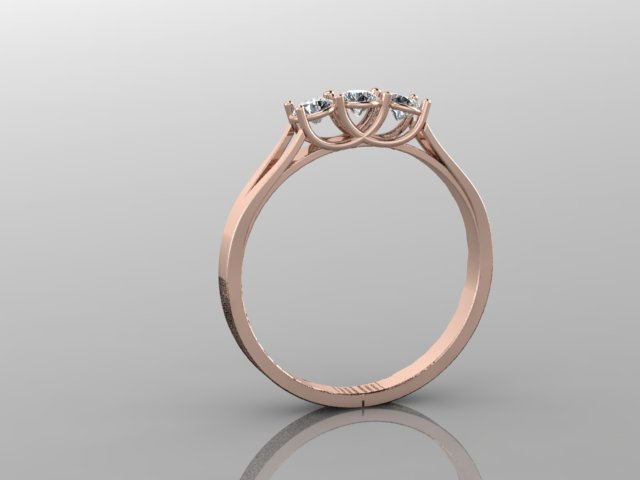 engagement ring 3D Модель .c4d .max .obj .3ds .fbx .stl .blend 